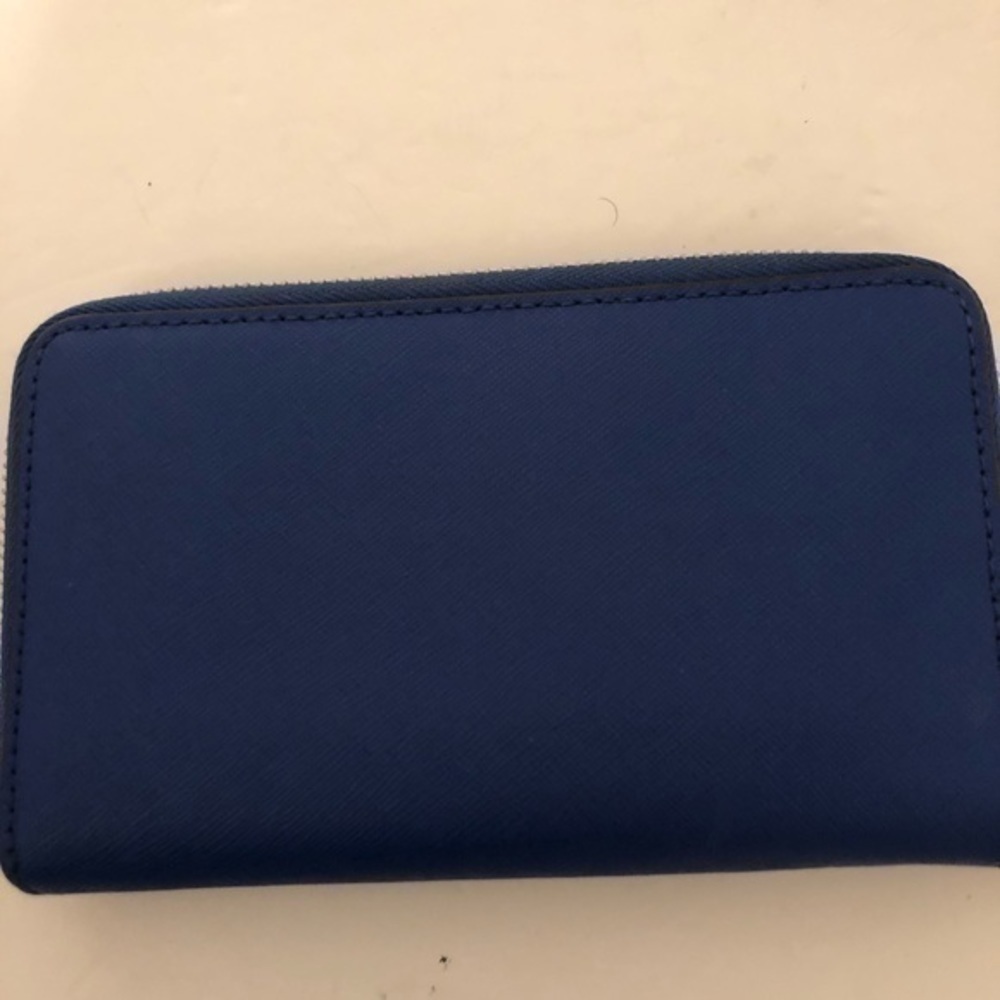 👛 MICHAEL KORS 👛 blue wristlet wallet - Picture 3 of 5